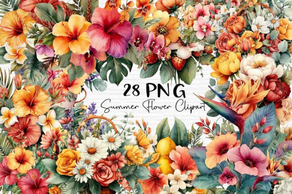 Download Summer Flower Clipart PNG - Flower clipart Collection
