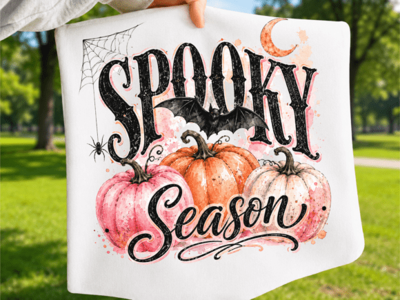 Download Spooky Season Halloween PNG, Pink Pumpki - Season Collection
