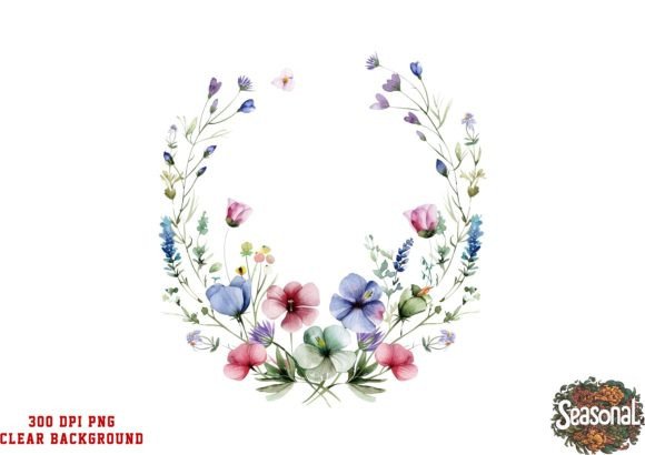 Download Watercolor Spring Wildflower Clipart - Flower clipart Collection