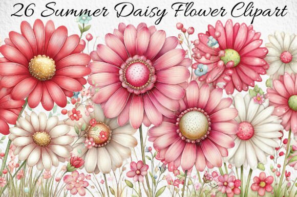 Download Summer Daisy Flower Clipart - Flower clipart Collection