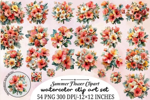 Download Summer Flower Clipart - Flower clipart Collection