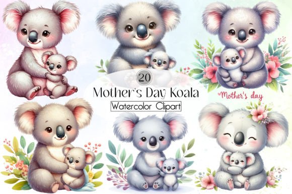 Download Mother's Day Koala Clipart - Premium Resources